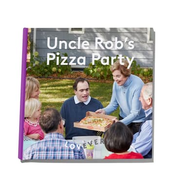 ‘Uncle Rob's Pizza Party' Book from The Problem Solver Play Kit